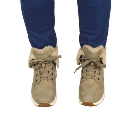 Zapatilla outdoor de Mujer Invierno 32 Yassne Gris-3