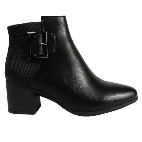 Botin Mujer Caual Negro 05 Yassne Negro-0