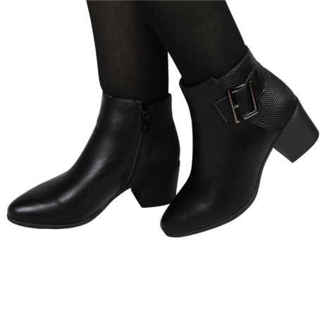 Botin Mujer Caual Negro 05 Yassne Negro-1