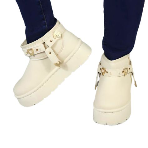 Botin de Mujer 17 Yassne Beige-1