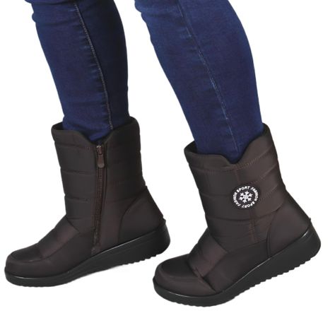 Bota de Mujer Invierno 30 Yassne Café Oscuro-0
