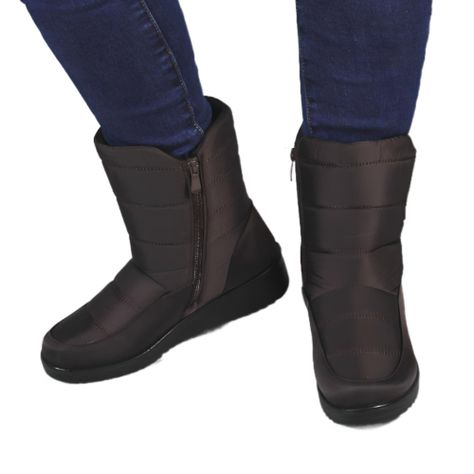 Bota de Mujer Invierno 30 Yassne Café Oscuro-3