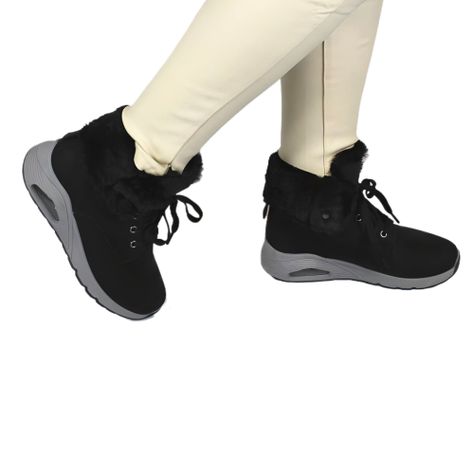 Zapatilla outdoor de Mujer Invierno 32 Yassne Negro-0