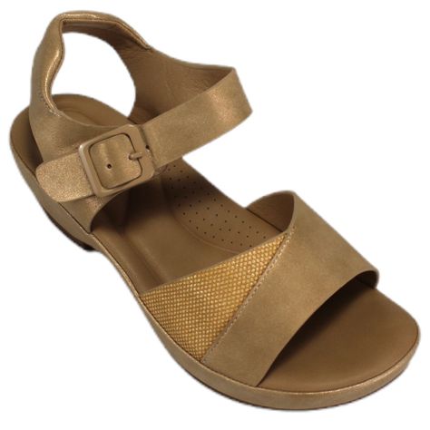 Sandalia Casual Mujer Taco Medio H52 Yassne Marron-1