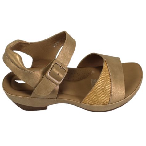 Sandalia Casual Mujer Taco Medio H52 Yassne Marron-2