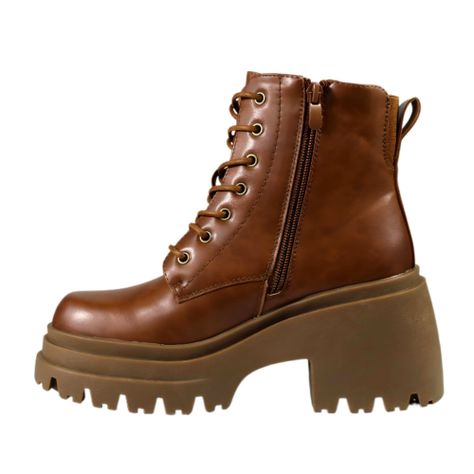 Botin Mujer Plataforma 93 Yassne Café-3