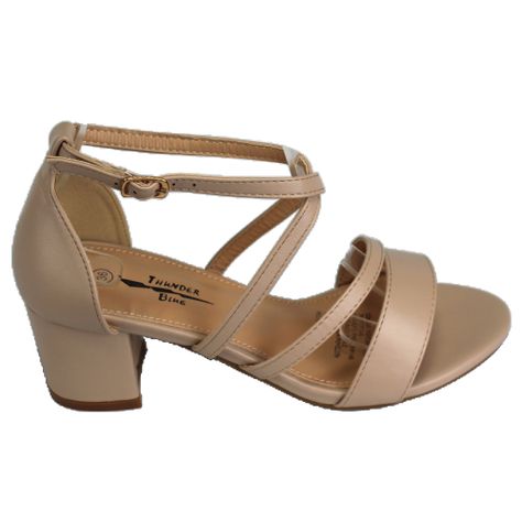 Sandalia Fiesta Mujer Taco Medio J1 Yassne Beige-1