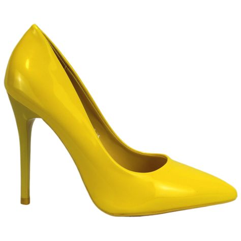 Zapato de Mujer Taco Aguja Amarillo 22 Yassne-0