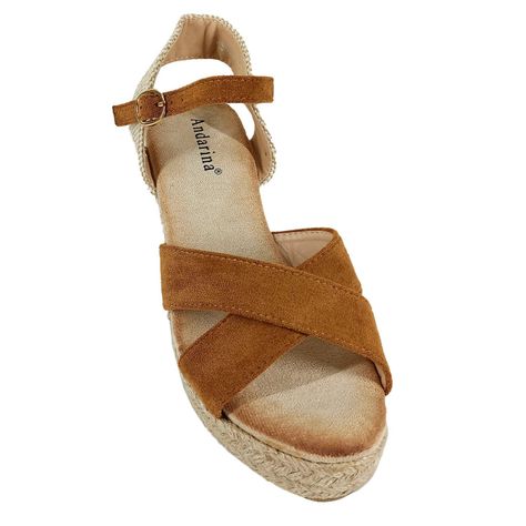 Sandalias de Mujer Taco Chino MS022 Marron-2