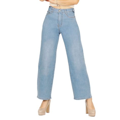 Jeans recto de Mujer un boton 25 Yassne-0