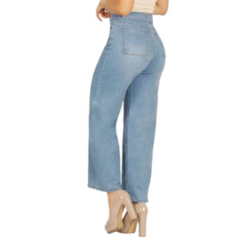 Jeans recto de Mujer un boton 25 Yassne-1