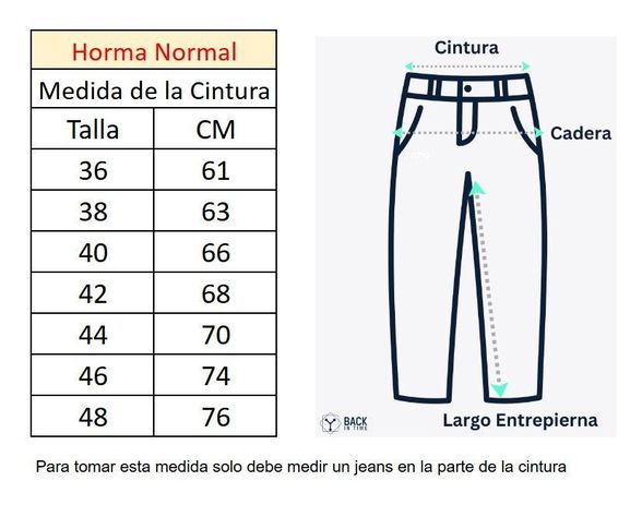 Jeans recto de Mujer un boton 25 Yassne-4