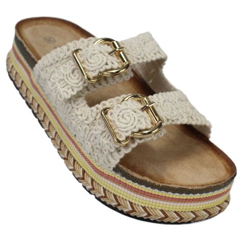 Sandalia Casual Diseño Floreado 05 Yassne-1