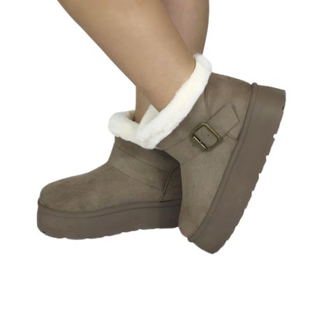 Bota de Mujer Invierno 14 Yassne Gris-0