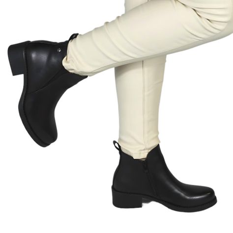 Botin de Mujer Invierno 13 Yassne Negro-2