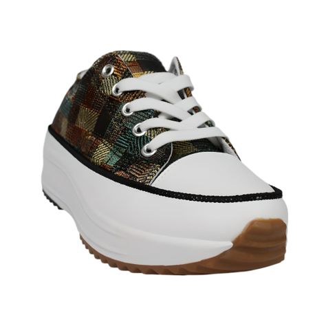 Zapatilla Mujer Casual 2409 Yassne Verde-2