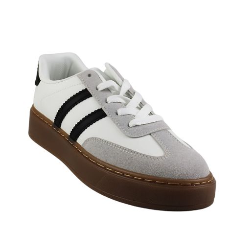 Zapatilla de Mujer Urbana Casual 13 Yassne Blanco-1