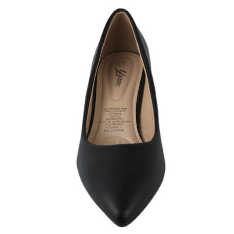 Zapato mujer taco bajo 10 Yassne Negro-2
