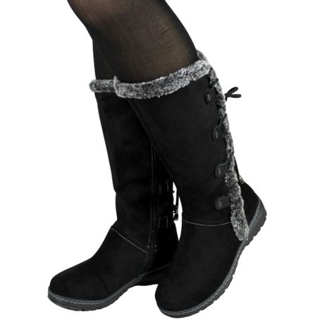Bota Invierno Mujer Chiporro 09 Yassne Negro-1