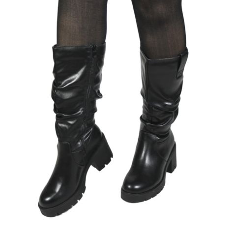 Bota Negra Casual 12 Yassne Negro-1
