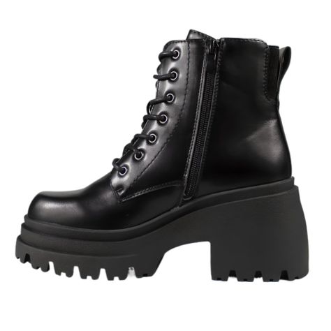 Botin Mujer Plataforma 93 Yassne Negro-3