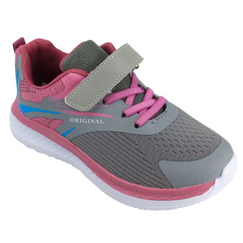 Zapatilla Deportiva para Niña H16 Yassne Gris-1