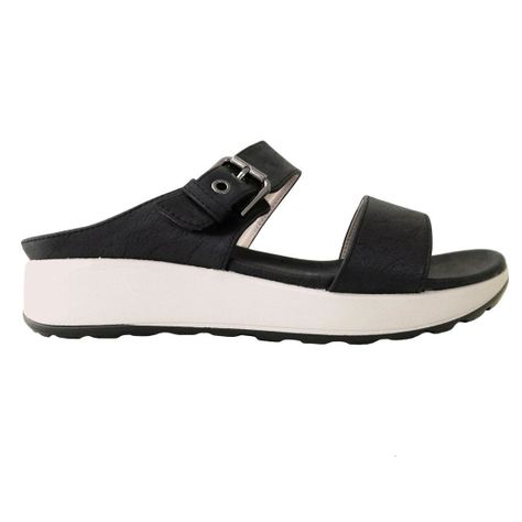 SANDALIA CASUAL THUNDER NEGRO CON TERRAPLEN Y CORREA-1