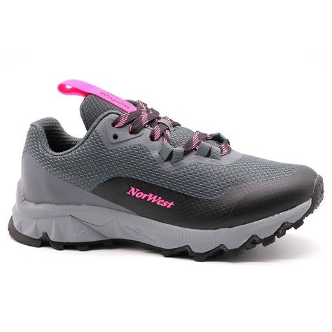 ZAPATILLA NORWEST MUJER SPEED RUN GRIS FUCSIA-0