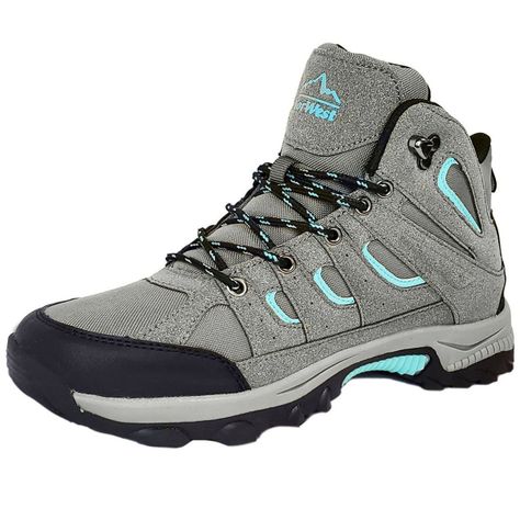 BOTÍN NORWEST MUJER ARTIC HI GRIS TURQUESA-2
