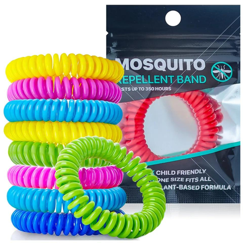 10 Pulseras Repelentes Zancudos Mosquitos Aceites Esenciales-1