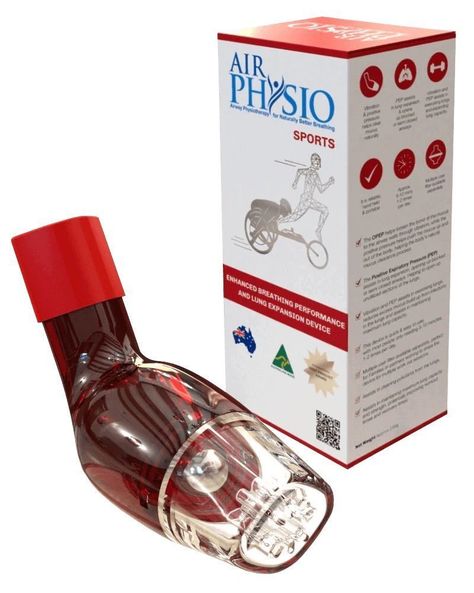 AirPhysio Sports Edition ejercitador pulmonar y entrenador físico-0