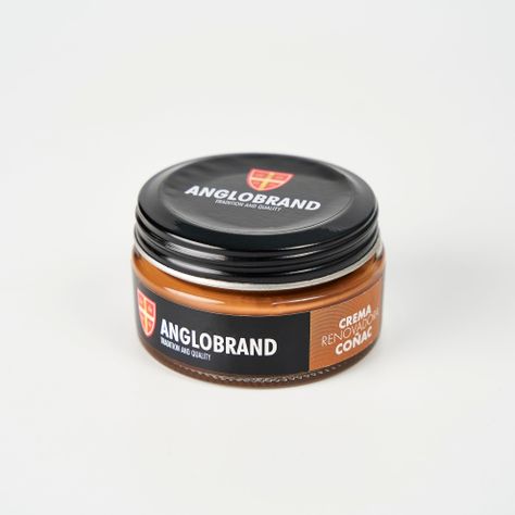 Crema renovadora para calzado color coñac-0