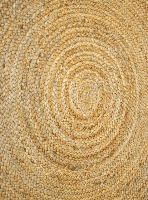 Alfombra Redonda Yute 200 cm Nav Bk 040 Bazhars-3