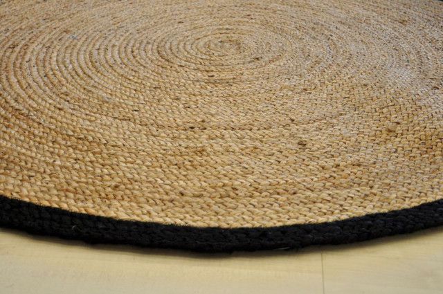 Alfombra  Jute Nav Bk 070 Rnd 200X200-1