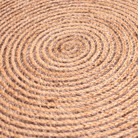 Alfombra Redonda Yute 200 cm Nav BK 625 Bazhars-5