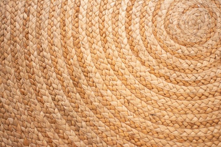 Alfombra  Jute Nav Bk 135 Rnd 150X150-1