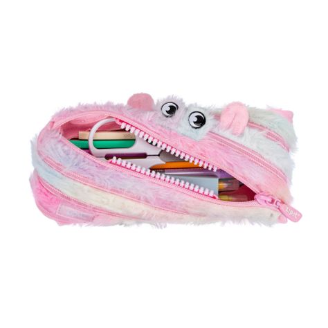 Estuche de Faber-Castell Furry Monster Rosado y Amarillo-0