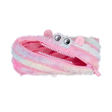 Estuche de Faber-Castell Furry Monster Rosado y Amarillo-5