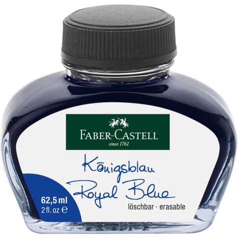 Tintero Faber Castell Color Azul 62,5 ml-0
