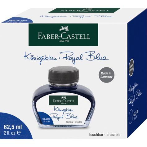 Tintero Faber Castell Color Azul 62,5 ml-1