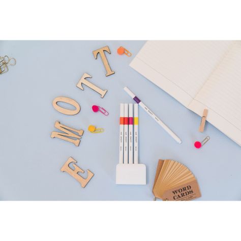Set Tiralíneas Uniball Emott PEM-SY N°2 x5 Colores-2