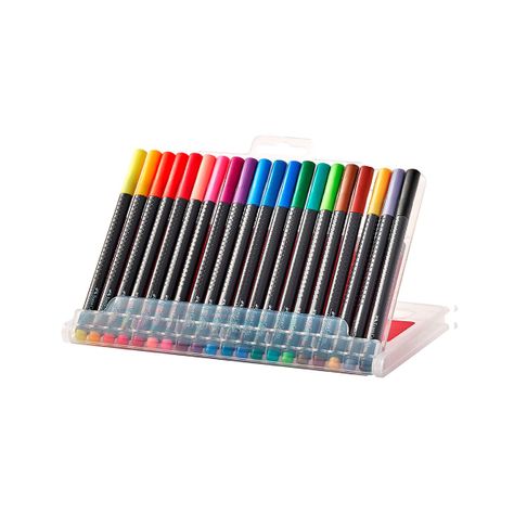 Marcador Grip Finepen Faber-Castell x20 Colores-1