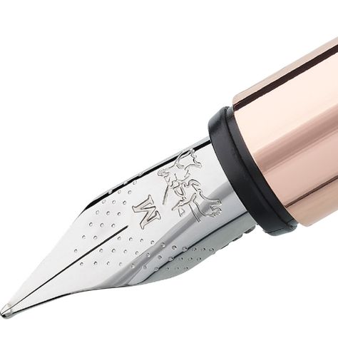 Pluma Neo Slim metal negro, rosegold, M Faber-Castell-2