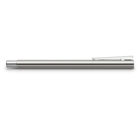 Pluma Neo Slim metal brillante M Faber-Castell-2