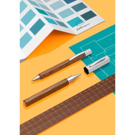 Lápiz Roller Ondoro Roble Ahumado Faber-Castell-2
