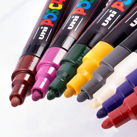 Marcador POSCA PC-5M 8 Colores Oscuros-4