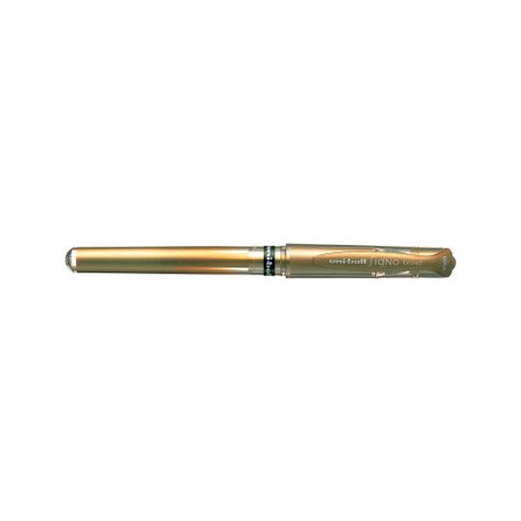 Lápices Gel Uniball Signo broad BC x3 blanco/dorado/plateado-3
