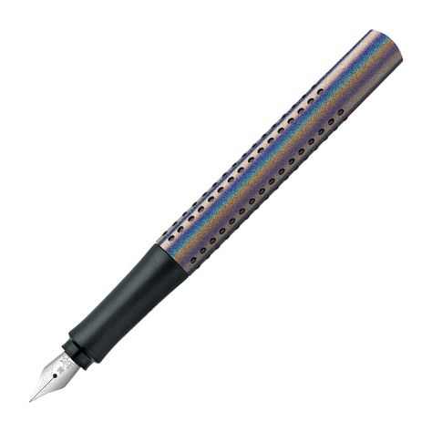 Pluma Estilográfica Grip Edition Faber-Castell M Silver-0