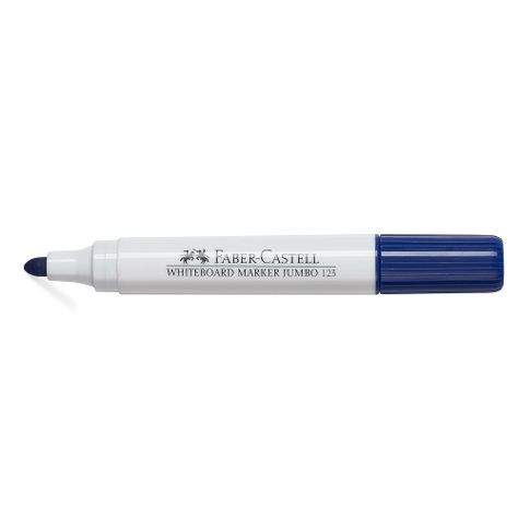 Marcador Pizarra Blanca Jumbo 123 Faber-Castell Azul-1