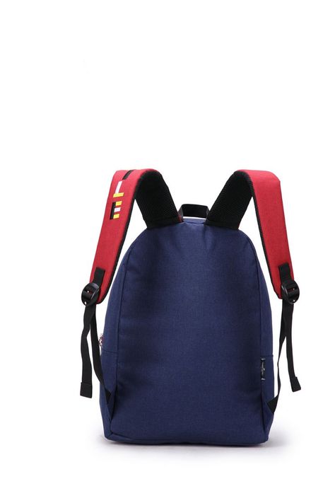 Mochila Energectic 23l Faber-Castell Azul/Rojo-3
